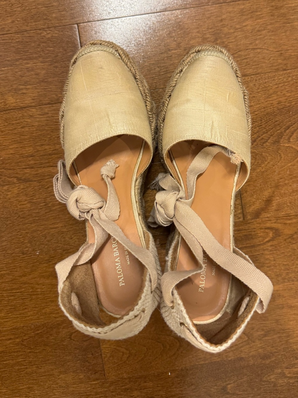 Paloma Barcelo Espadrille Platform Wedge Sandals, Size 9.5 - Picture 14 of 15